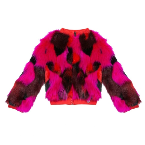 Kenzo faux fur coat - Picture 1 of 6